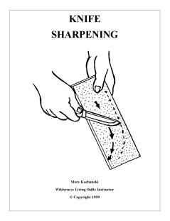 Knife Sharpening Pocket Book - Mors Kochanski - Nature Alivebooks